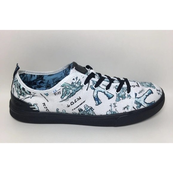 Toms NEW X Star Wars Collection Trvl Lite Mens Sneakers White Canvas Sz.11 - Picture 7 of 11